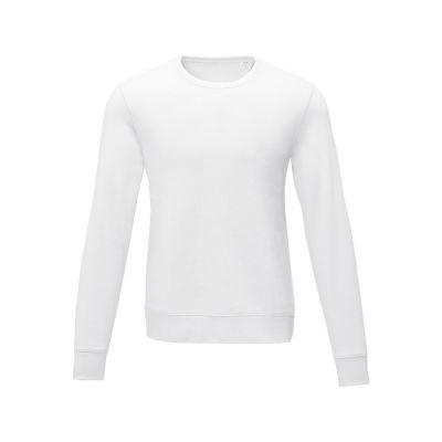 Мужской свитер Zenon с круглым вырезом, белый-1