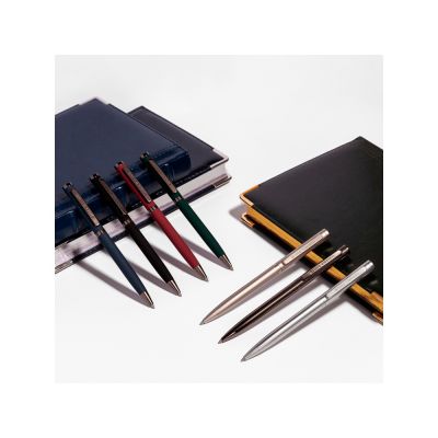 Ручка Firenze шариковая автоматическая, серебристая-4