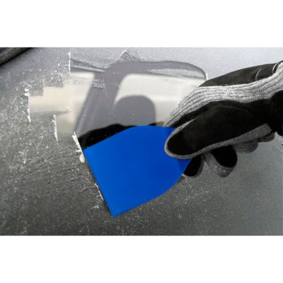 Скребок для льда Chilly 2.0 из переработанного ПЭТ, ярко-синий-2