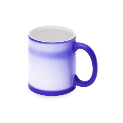Кружка-хамелеон Magic матовая, синий/белый-7