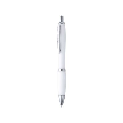 Ручка пластиковая шариковая MERLIN, белый-1