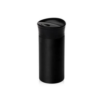 Вакуумная термокружка с кнопкой Upgrade, Waterline, тубус, черный-1