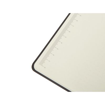 Блокнот А5 в гибкой обложке Chaplin, шоколадный-8