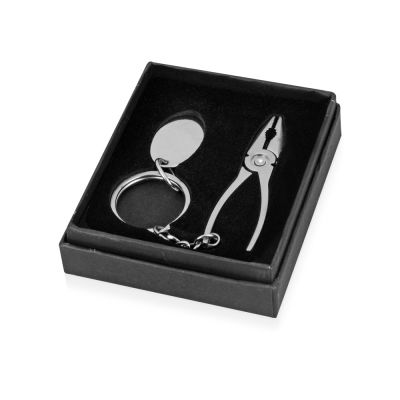 Брелок с шильдом Пассатижи, серебристый-2