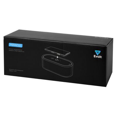 Ночник с беспроводной зарядкой и RGB подсветкой Miracle, 15 Вт, белый-16