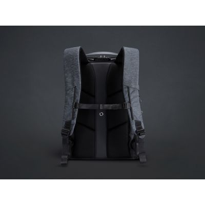 Антикражный рюкзак FlexPackPro для ноутбука 15.6, серый/черный-3