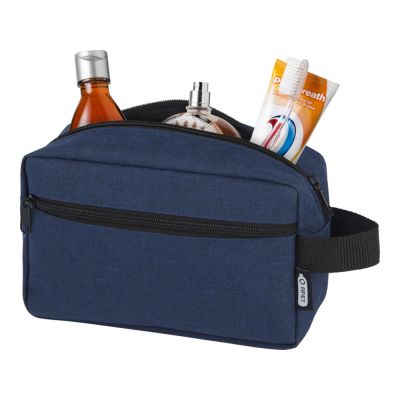 Косметичка Ross объемом 1,5 л из переработанного РЕТ-пластика, вереск нэйви-3