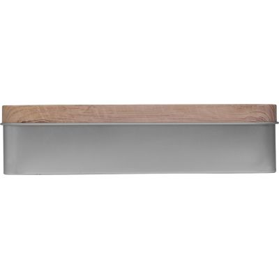 Подарочный винный набор из штопора и кожаного чехла для штопора ClickCut Set, серебристый-12