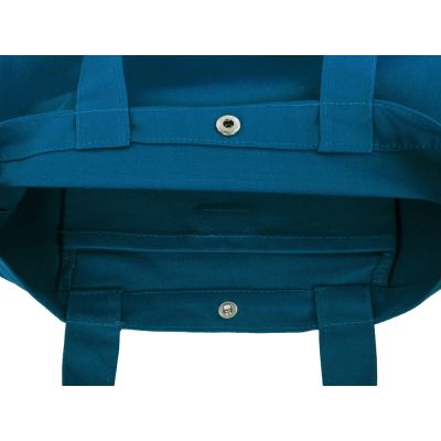 Сумка Helfer из хлопка на кнопке с регулирующейся лямкой, индиго-5