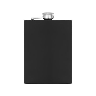 Фляжка 240 мл Remarque soft touch, 201 сталь, черный-2