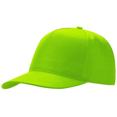 Бейсболка Poly 5-ти панельная 120 гр, зеленое яблоко-0