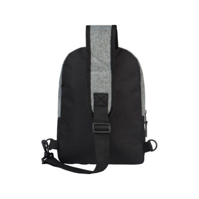 Двухцветная сумка на одно плечо Reclaim объемом 3,5 л, изготовленная из переработанных материалов по стандарту GRS , серый яркий-2