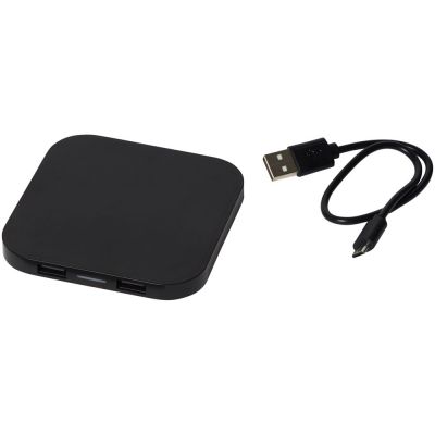 Беспроводное зарядное устройство-хаб Ozone, черный-2