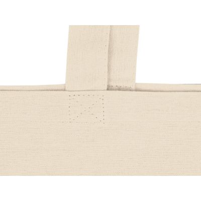 Сумка для шопинга Carryme 140 хлопковая, 140 г/м2, натуральный-4