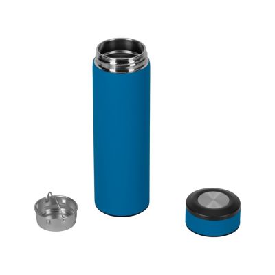 Термос Confident с покрытием soft-touch 420мл, индиго-1