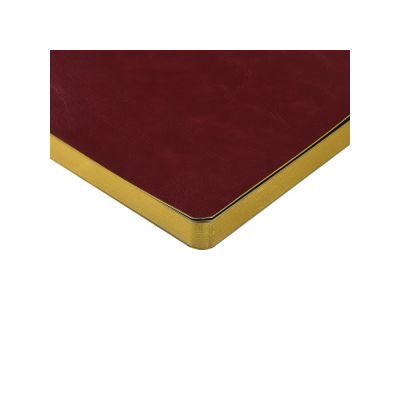 Ежедневник недатированный А5 Megapolis Nebraska Flex, бордовый с золотым обрезом-3