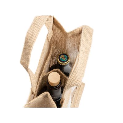 Сумка GRACE из ламинированного джута, бежевый-1