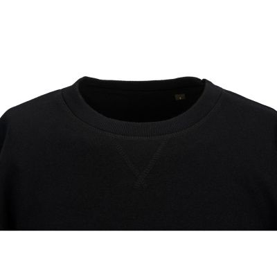 Свитшот оверсайз Lisbon унисекс, черный-4