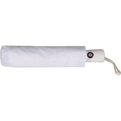 Зонт складной автоматический, белый-3