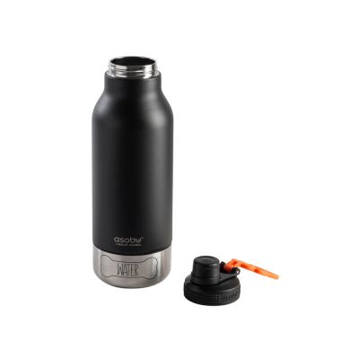 Вакуумный термос Buddy 3-в-1 со съемными мисками для питомцев, 1000 мл, черный-1