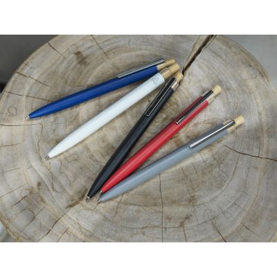 Nooshin шариковая ручка из переработанного алюминия, синие чернила - Белый-2