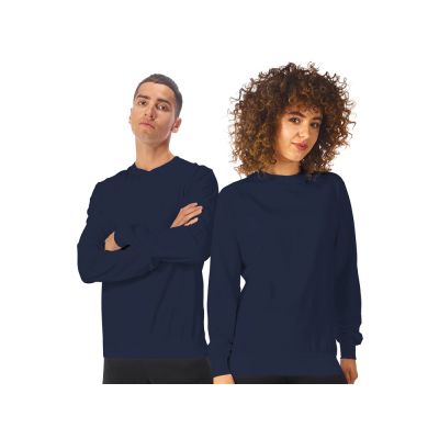 Свитшот Warsaw 220гр, унисекс, темно-синий-0