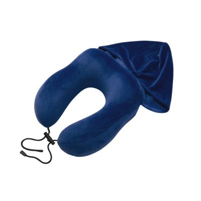 Подушка с эффектом памяти, с капюшоном Dream Hood, синий-0