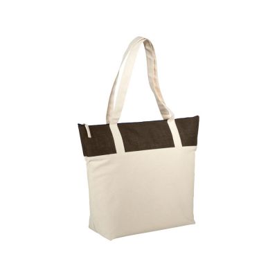 Сумка на молнии, натуральный/коричневый-0