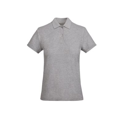 Рубашка поло Prince женская, серый меланж-1
