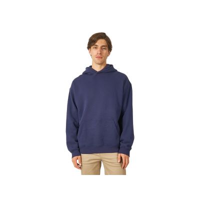 Толстовка с капюшоном оверсайз Berlin унисекс, темно-синий-1