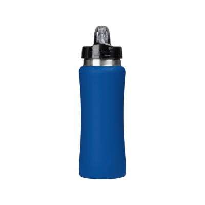 Бутылка для воды Bottle C1, сталь, soft touch, 600 мл, синий-3