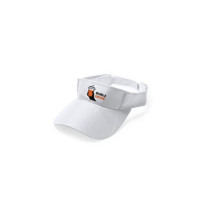 Козырек WIZER из мягкой микрофибры, белый-1