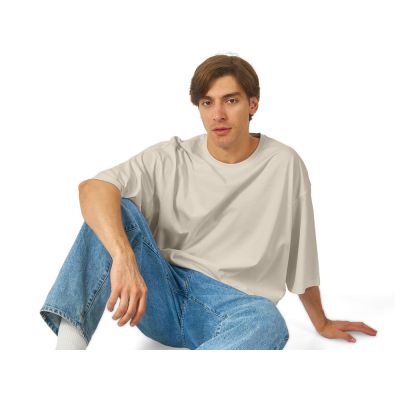 Футболка Berlin к/р оверсайз, 100% хлопок, 180гр, бежевый-3