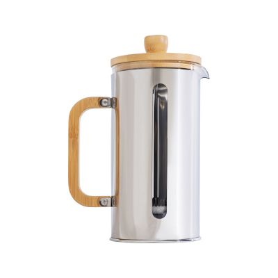 Френч-пресс в стальном корпусе и ручкой из бамбука Coffee break, 1000 мл-3