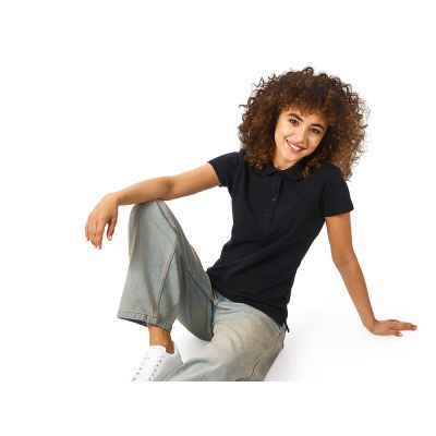 Рубашка поло First N женская, черный-1