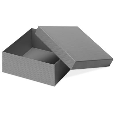 Коробка подарочная Gem M, серебристый-1