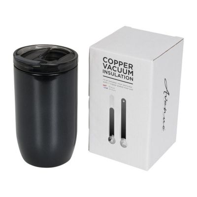 Герметичный термостакан Lagom 380 мл с медной вакуумной изоляцией, черный-0