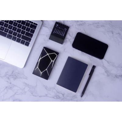 Портативное беспроводное зарядное устройство Geo Wireless, 5000 mAh, черный-4