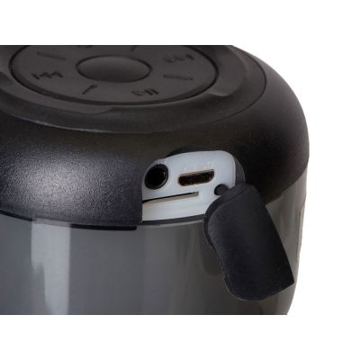 Колонка с подсветкой RGB Dance, черный-3