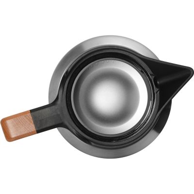 Кофепот с деревянной ручкой, 850 мл, серебристый-10