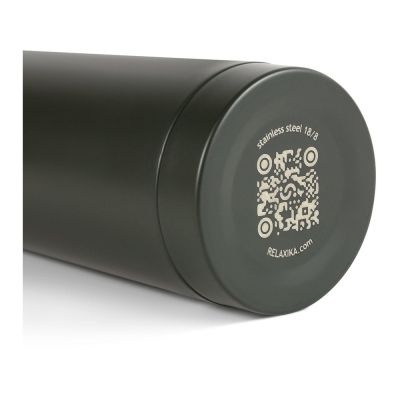 Термос Relaxika 101 (0,5 литра), хаки (без лого)-9