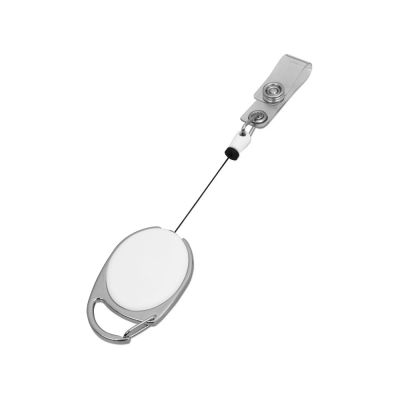 Ретрактор с клипом, белый/серебристый-1