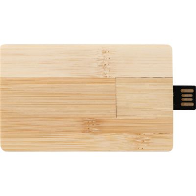 USB 2.0- флешка на 32 Гб Bamboo Card-4