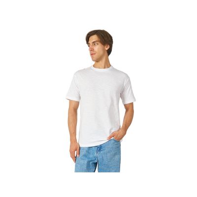 Футболка из джерси с протяжками Portofino унисекс, белый-1