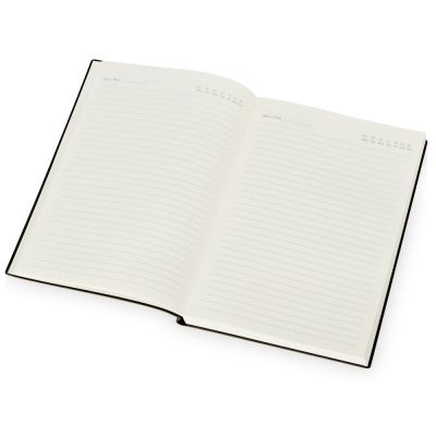 Бизнес блокнот Supreme с вставкой из софт-тача, гибкая обложка, 128 листов, серый-8