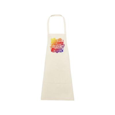 Khana Хлопковый фартук плотностью 280 г/м2, белый-4