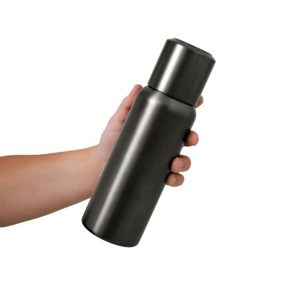 Вакуумный термос c магнитной крышкой Magne, 500 мл, темно-серый-10