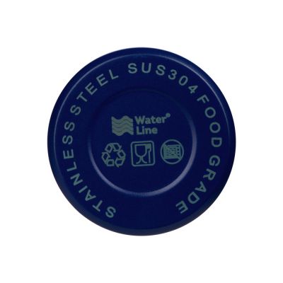 Термос с чашей и двойными медными стенками Stern, 1 л, темно-синий-4