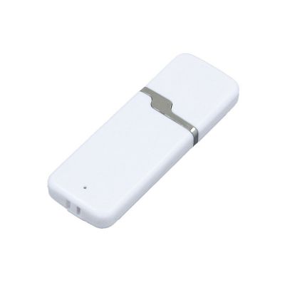 Флешка 3.0 промо прямоугольной формы c оригинальным колпачком, 64 Гб, белый-0