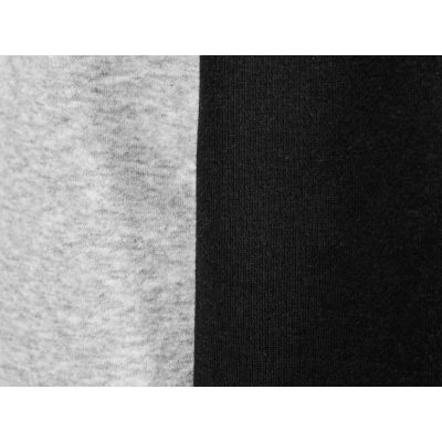 Бомбер Oxford, черный/серый меланж, унисекс-14